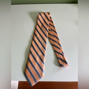Men’s Nautica Tie - Orange/Blue Stripe